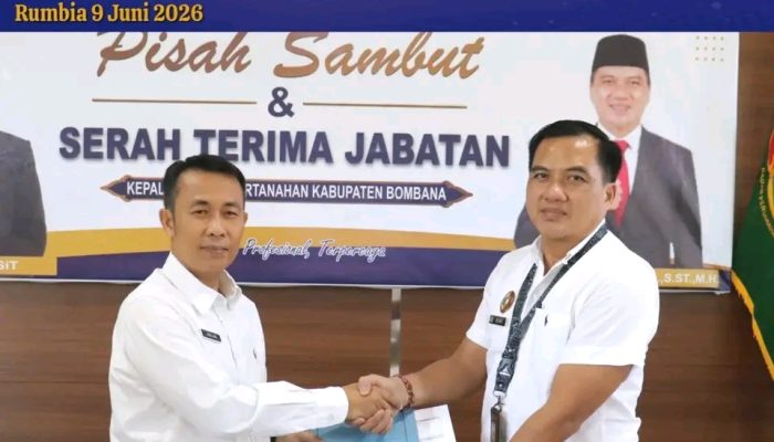 Kantor Pertanahan Bombana Gelar Pisah Sambut, Tegaskan Komitmen Pelayanan Berintegritas