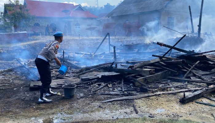 Rumah Petani di Bombana Terbakar, Kerugian Ditaksir Capai Rp457 Juta