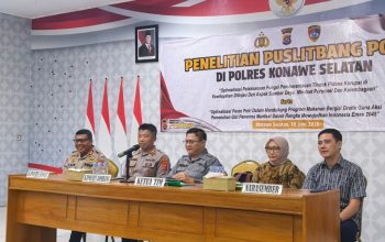 Kapolres Bombana Hadiri Penelitian Puslitbang Polri di Konsei, Bahas Penguatan SPPG dan Pemberantasan Korupsi