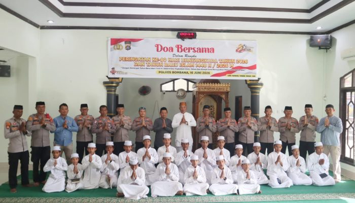 Sambut Tahun Baru Islam, Polres Bombana Gelar Doa Bersama dan Refleksi Pengabdian Bhayangkara