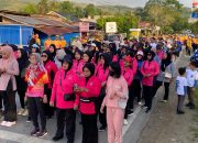 Sambut HUT Bhayangkara ke-80, Polres Bombana Gelar Jalan Santai dan Senam Bersama