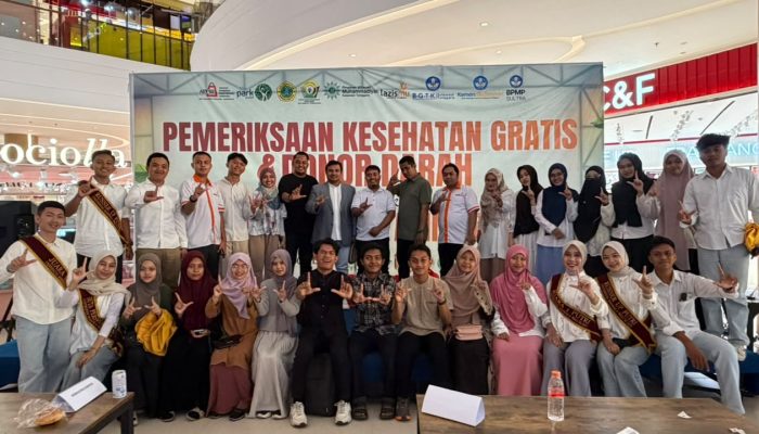 Kolaborasi LAZISMU Sultra Hadirkan Layanan Kesehatan Gratis, Donor Darah hingga Konsultasi Jiwa di Kendari