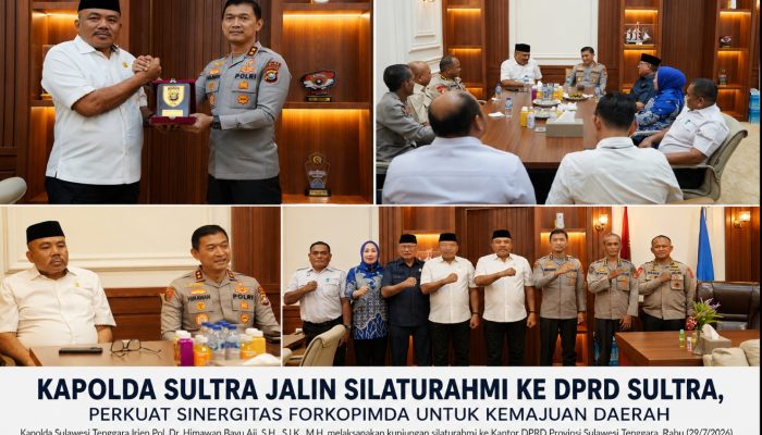 Kapolda Sultra Perkuat Sinergi dengan DPRD, Dorong Soliditas Forkopimda Dukung Stabilitas dan Pembangunan Daerah