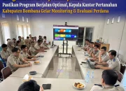 Kepala BPN Bombana Gelar Monev Perdana, Tekankan Disiplin dan Pelayanan Prima