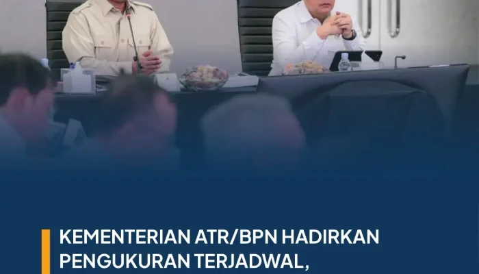 ATR/BPN Hadirkan Layanan Pengukuran Terjadwal, Pemohon Kini Bisa Pilih Jadwal Ukur Tanah Sendiri