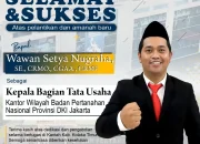 Wawan Setya Nugraha Dilantik sebagai Kabag Tata Usaha Kanwil BPN DKI Jakarta, Kantah Bombana Sampaikan Apresiasi