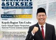 Ridwan Dilantik sebagai Kabag Tata Usaha Kanwil BPN Sultra, Kantah Bombana Apresiasi Dedikasi dan Pengabdian