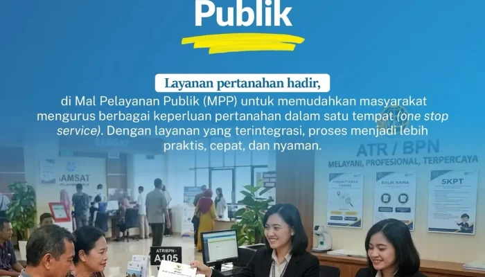 ATR/BPN Perkuat Layanan di Mal Pelayanan Publik, Sekjen: Pelayanan Pertanahan Harus Semakin Optimal