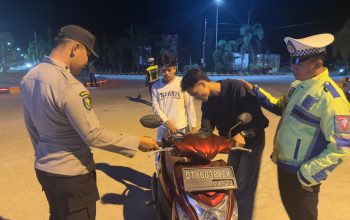 Razia Malam di Bombana, Polisi Periksa Sajam, Narkoba, hingga Knalpot Brong
