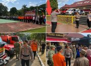 Polres Bombana Gelar Apel Pasukan dan Peralatan, Antisipasi Karhutla di Tengah Ancaman El Nino