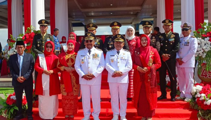Sinergi TNI/Polri dan Pemkab Bombana Sukseskan Upacara Detik-Detik Proklamasi ke-81