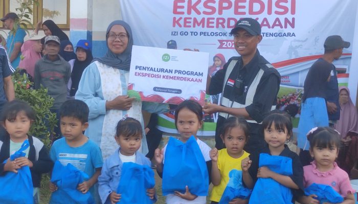 Menerjang Akses yang Menantang IZI Sultra Hadirkan Semangat Kemerdekaan dan Kepedulian di Pelosok Desa Taore, Koltim