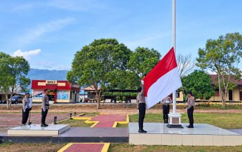 Polres Bombana Gelar Upacara Haornas ke-43, Tekankan Pentingnya Kebugaran Personel