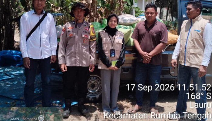 BUMDes Lantawonua Jual 1,3 Ton Jagung ke Bulog Bombana