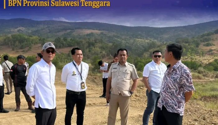 Kakanwil BPN Sultra Turun Periksa Tanah untuk Permohonan HGB PT RMN di Bombana