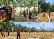 Sat Samapta Polres Bombana Bantu Warga Atasi Kekeringan Dampak El Nin