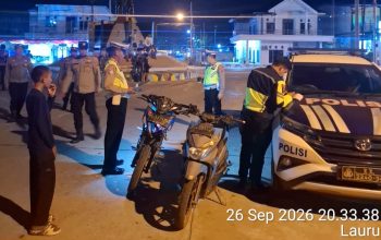 Polres Bombana Tingkatkan Patroli Malam, Sasar Sajam hingga Knalpot Brong