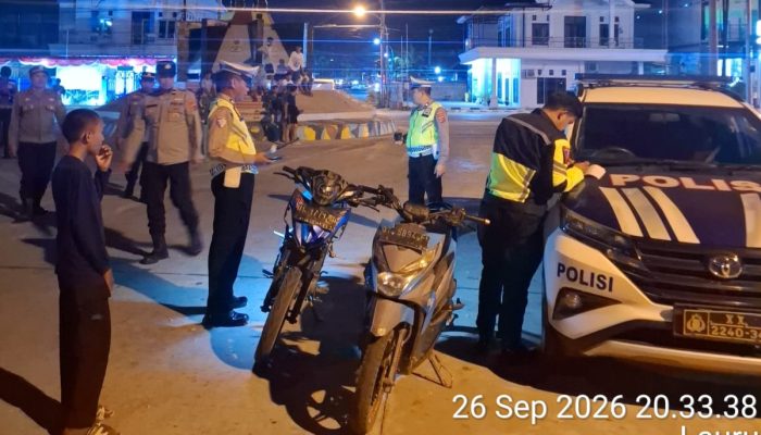 Polres Bombana Tingkatkan Patroli Malam, Sasar Sajam hingga Knalpot Brong