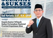 Budi Hartanto Dilantik Jadi Kakanwil BPN Kepulauan Riau, Kantah Bombana Sampaikan Apresiasi