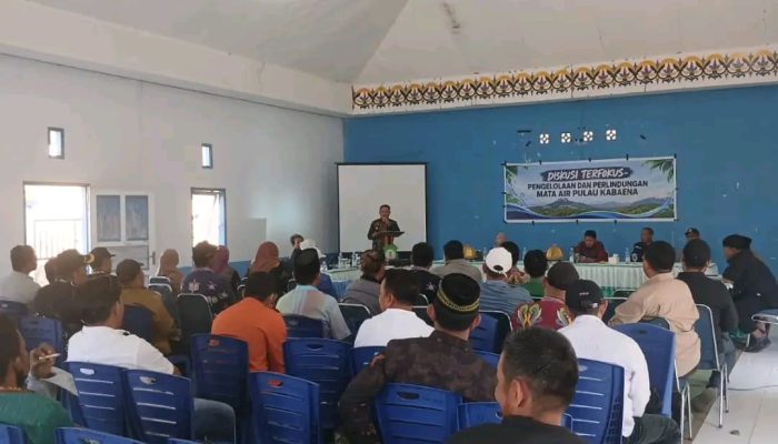 Wabup Ahmad Yani Dorong Perlindungan Sumber Mata Air di Pulau Kabaena