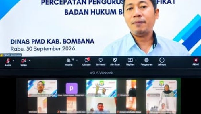 DPMD Bombana Pacu Penyelesaian Legalitas Hukum Enam BUMDes