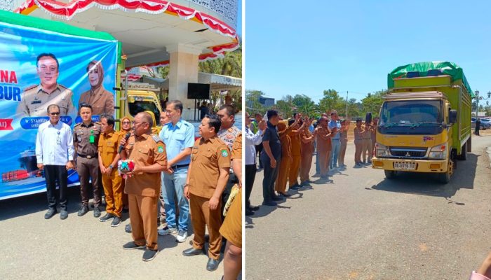 Bupati Bombana Lepas Ekspor Perdana 63 Ton Ubur-Ubur ke Tiongkok