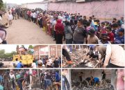 Pemkab Bombana Gotong Royong Bersihkan Sisa Kebakaran Pasar Tadoha Mappaccing