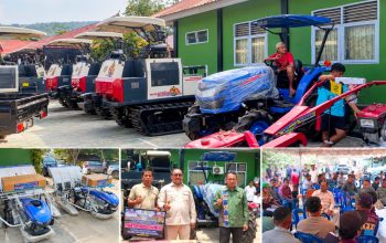 Pemkab Bombana Serahkan 32 Unit Alsintan untuk Petani di Empat Kecamatan, Ini Pesan Tegas Bupati