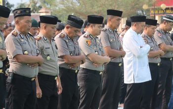 Polres Bombana Gelar Sholat Istisqa, Berdoa agar Hujan Turun
