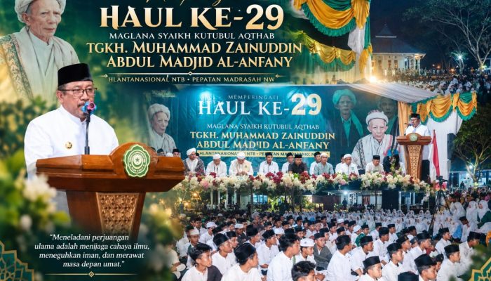 Hadiri Haul ke-29 Pendiri NW, Bupati Bombana Tekankan Pentingnya Pendidikan Karakter