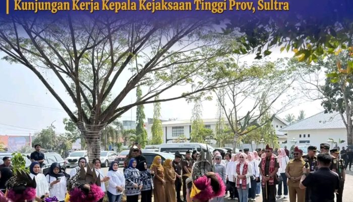 Kepala Kantah Bombana Hadiri Kunjungan Kerja Kajati Sultra, Perkuat Sinergi Antarinstansi