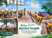 Polres Bombana Gelar Green Policing, Kapolres Bersama Masyarakat Bersihkan Lingkungan