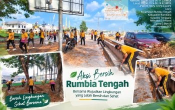 Polres Bombana Gelar Green Policing, Kapolres Bersama Masyarakat Bersihkan Lingkungan