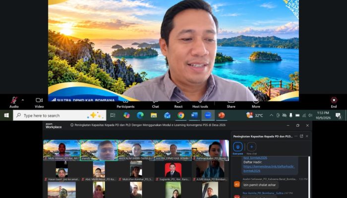 Perkuat Konvergensi Stunting di Desa, DPMD Bombana Pacu Kapasitas Pendamping dan Kader via HDW Learning